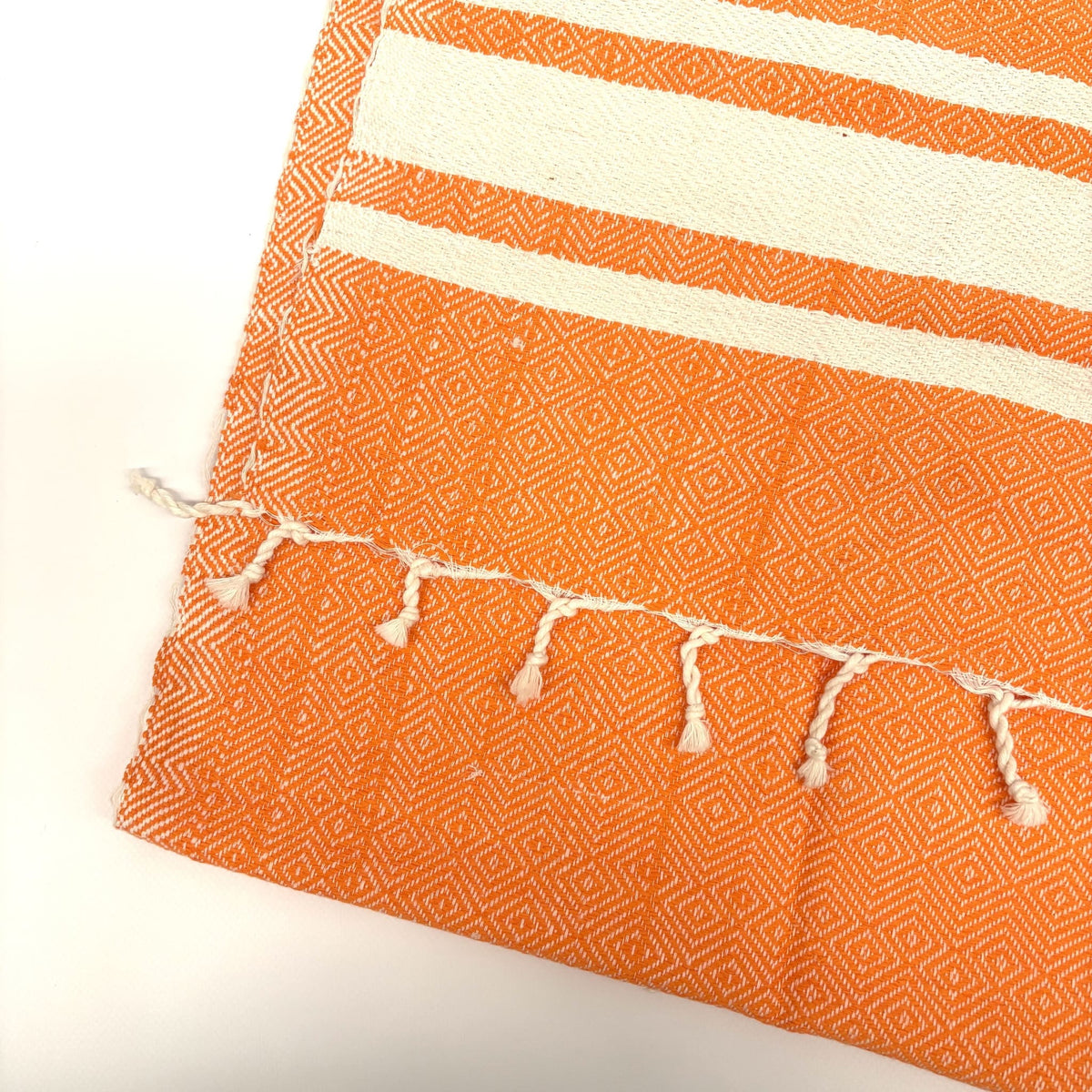 colcha marrakech naranja algodón