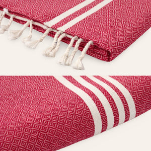 colcha marrakech rosa 185cm detalle