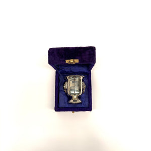 copa níquel bañada plata planta