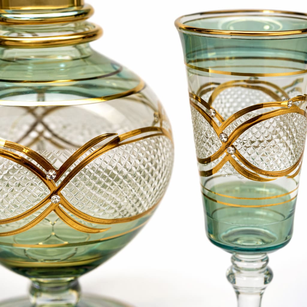 decantador verde detalle