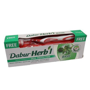 Dentífrico natural ayurveda DABUR Herbal Basil
