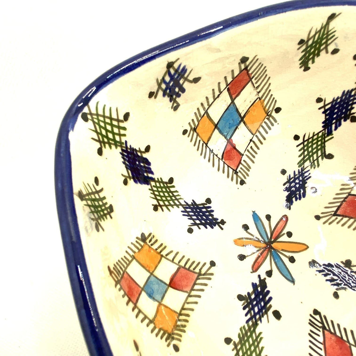 Ensaladera marroquí de cerámica 18x18