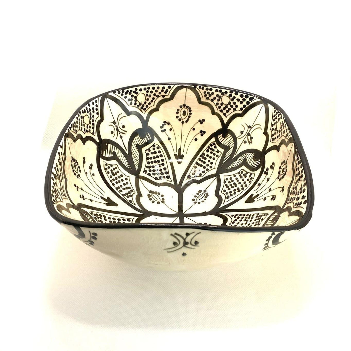 Ensaladera marroquí de cerámica 23x23cm