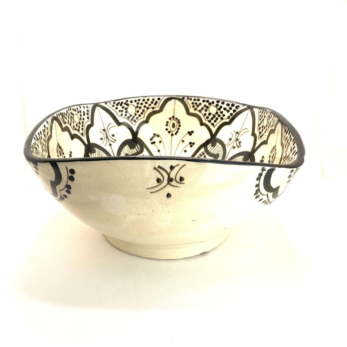 Ensaladera marroquí de cerámica 23x23cm