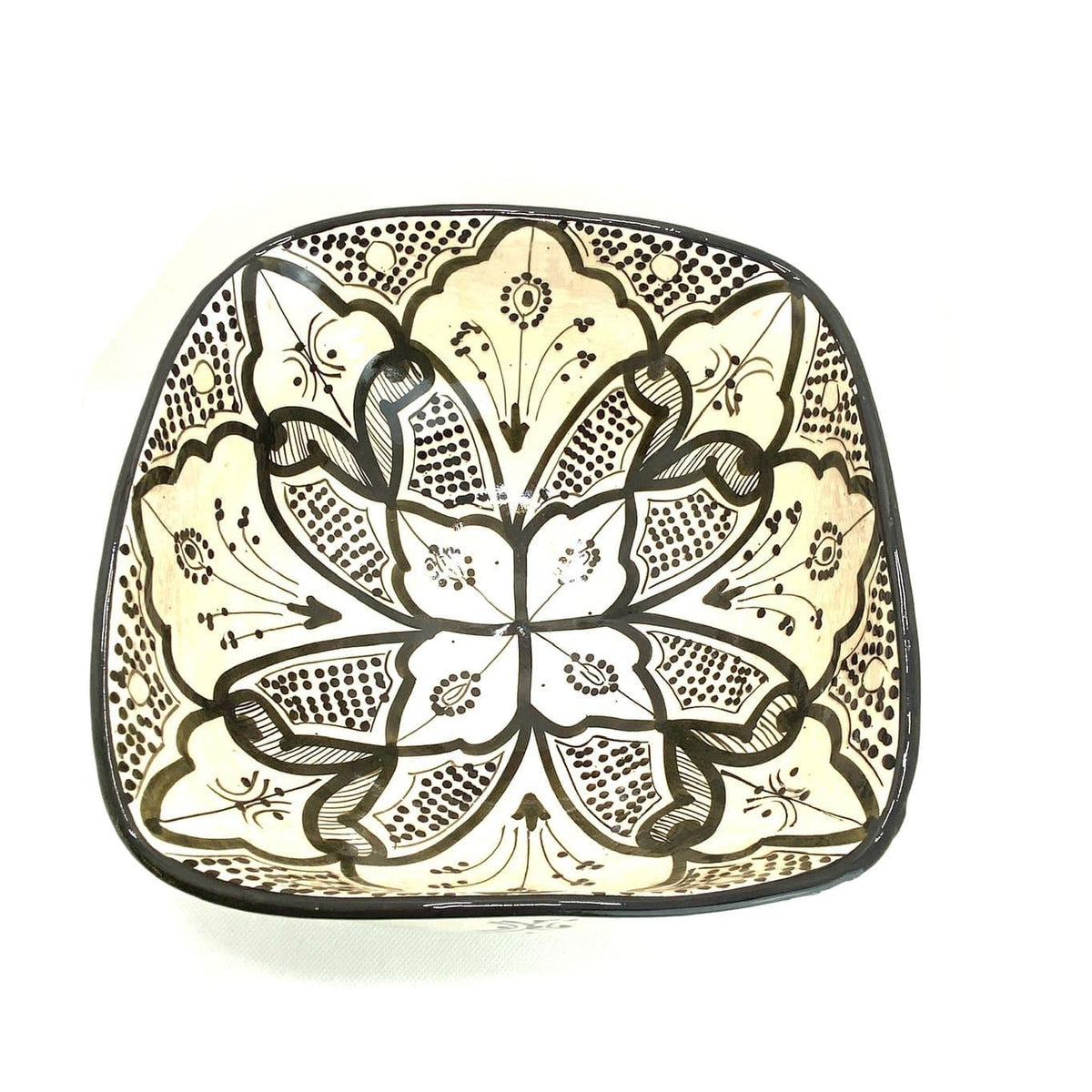 Ensaladera marroquí de cerámica 23x23cm