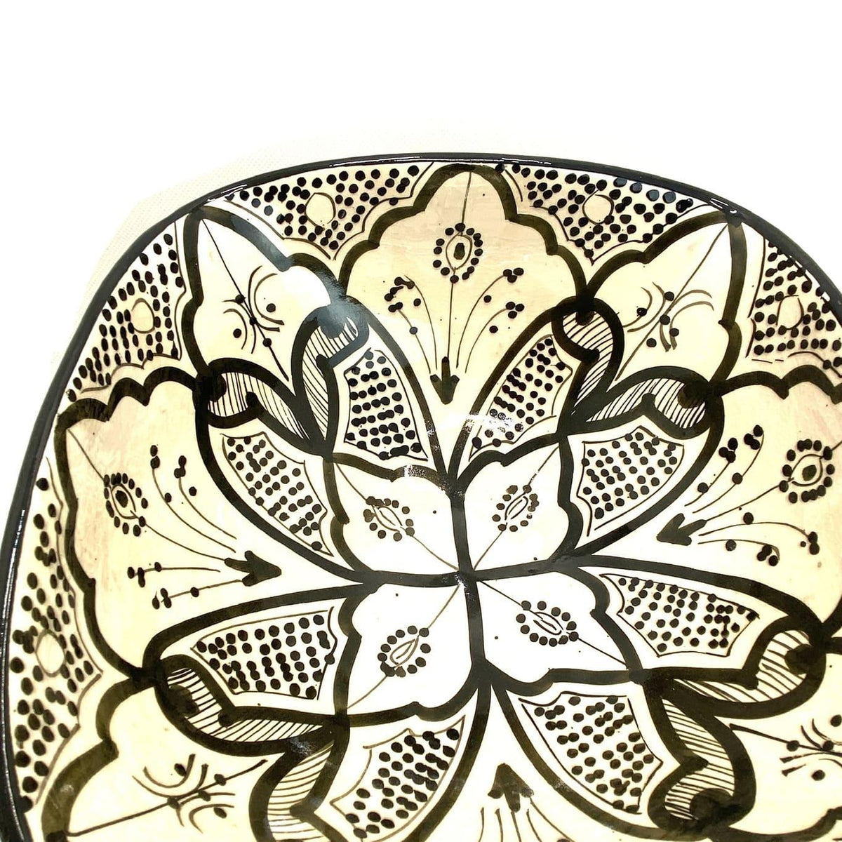 Ensaladera marroquí de cerámica 23x23cm