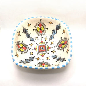 Ensaladera marroquí de cerámica de Fez 20x20cm