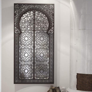Espejo andalusí de celosia de madera - modelo Bab Alsama