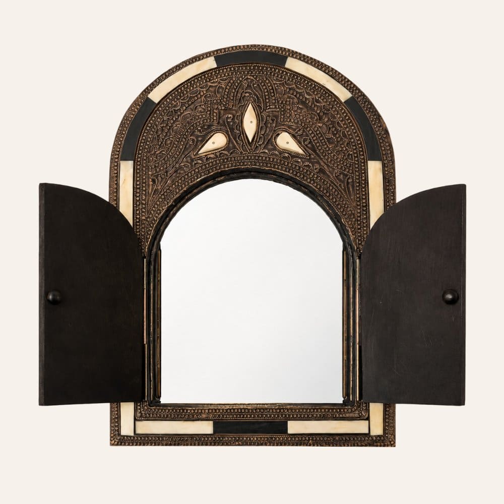 Espejo Árabe de Hueso BOU REGREG 35x25 | Decoración Árabe
