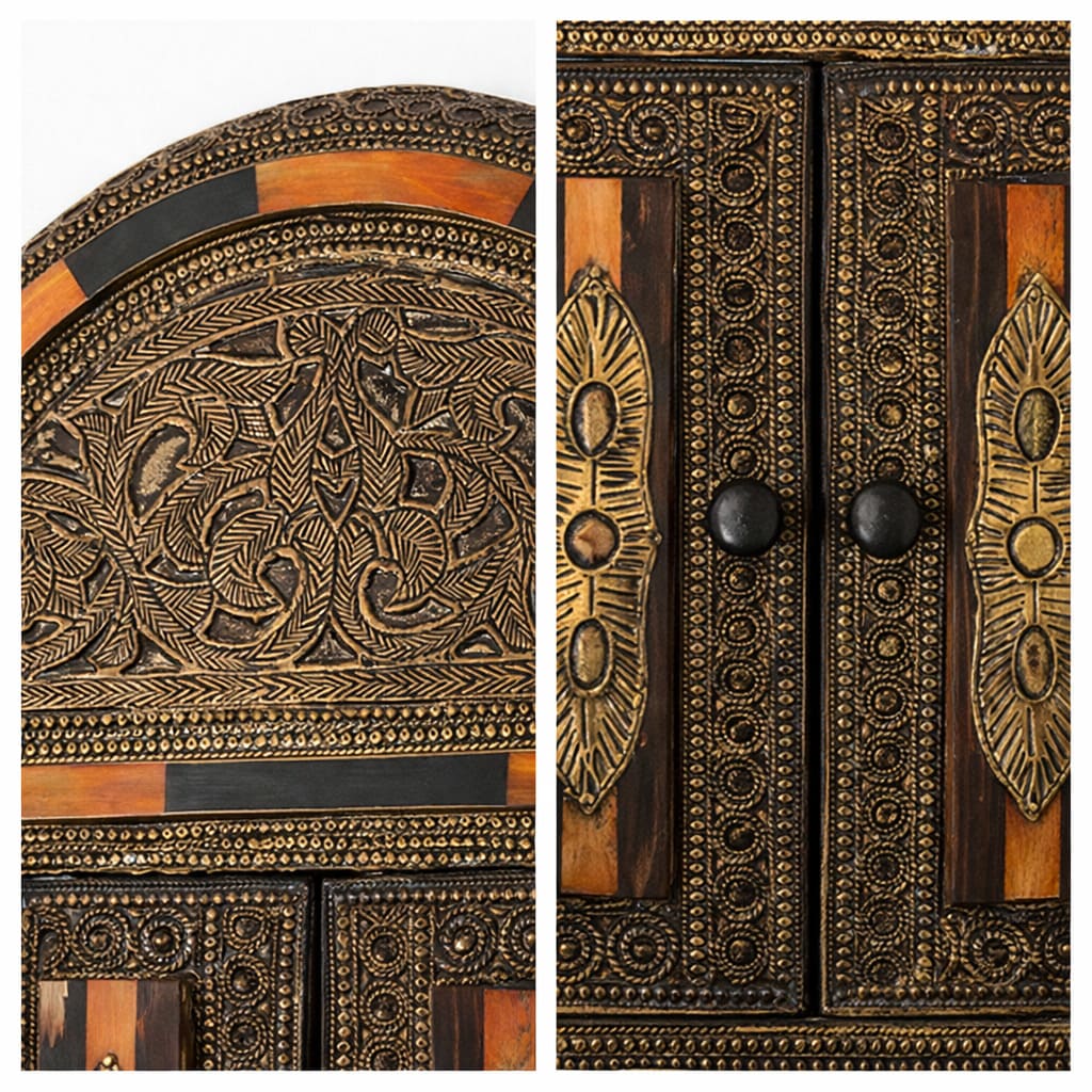 espejo árabe hueso oudayas detalle