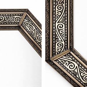 espejo árabe octogonal ben haddou detalle