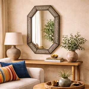 espejo árabe octogonal ben haddou salón