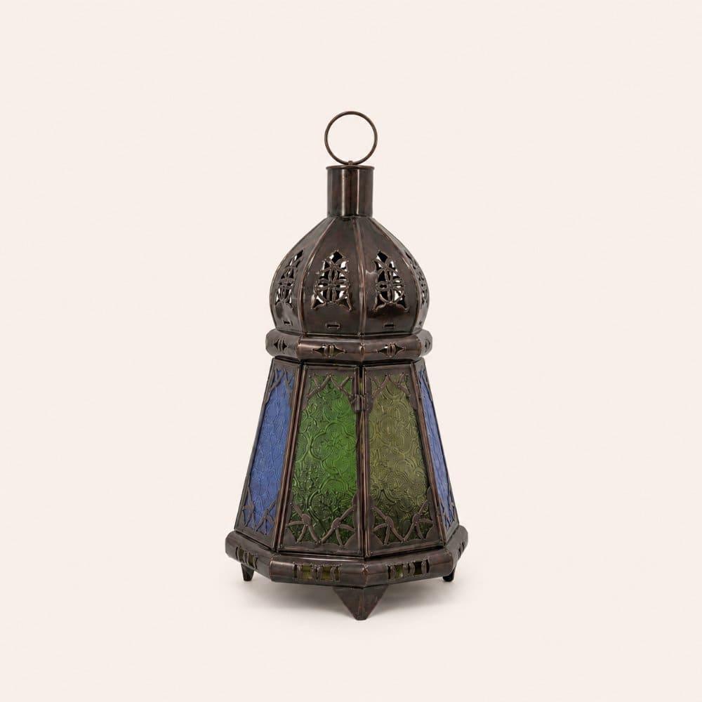 farol árabe cristal octogonal MS2