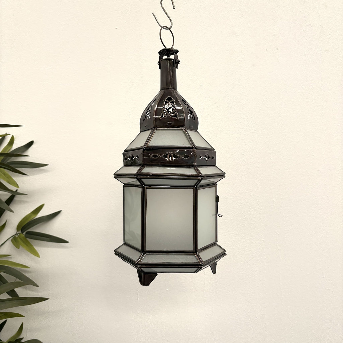 farol árabe hexagonal blanco ms3