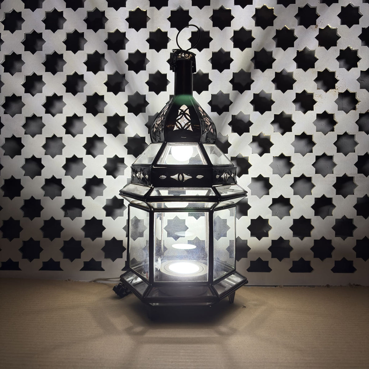 farol árabe hexagonal transparente ms4 on