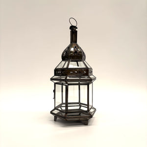 farol árabe hexagonal transparente ms4