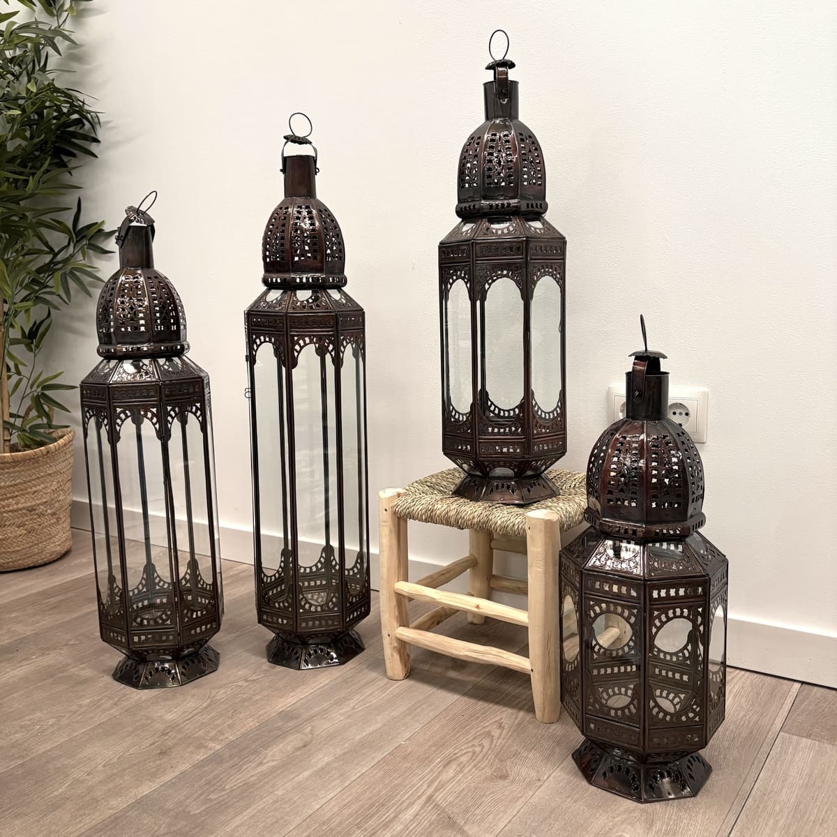 farol marroquí alargado karim