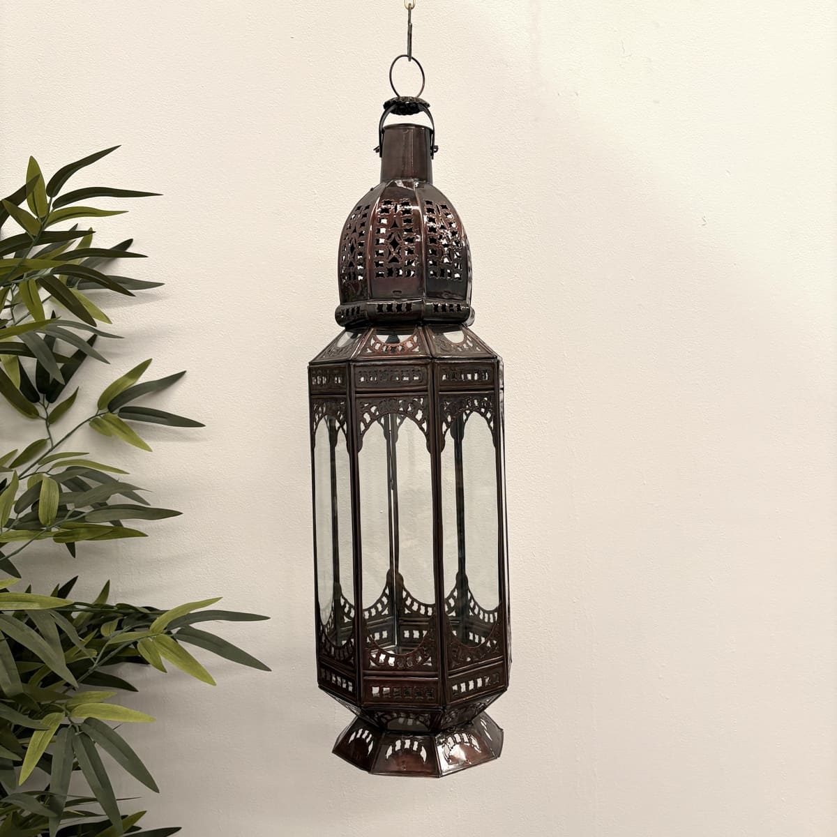 farol marroquí alargado karim 60