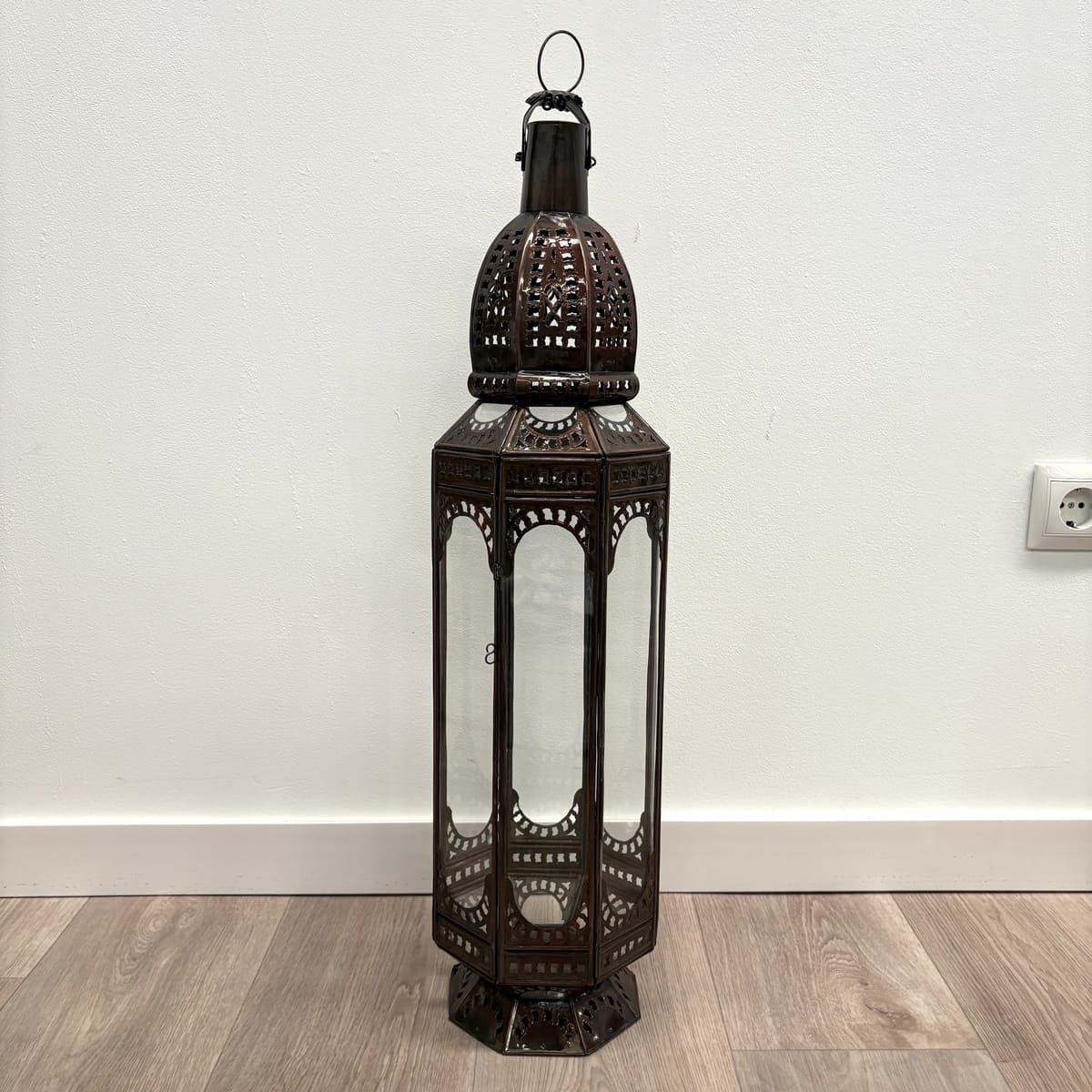 farol marroquí alargado karim 70