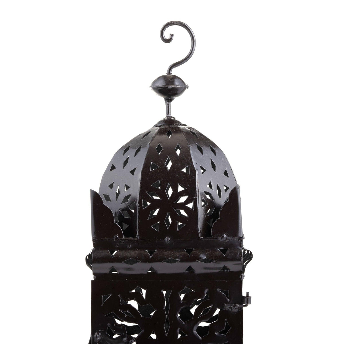 Farol marroquí cuadrado de hierro para vela - 9 Tamaños