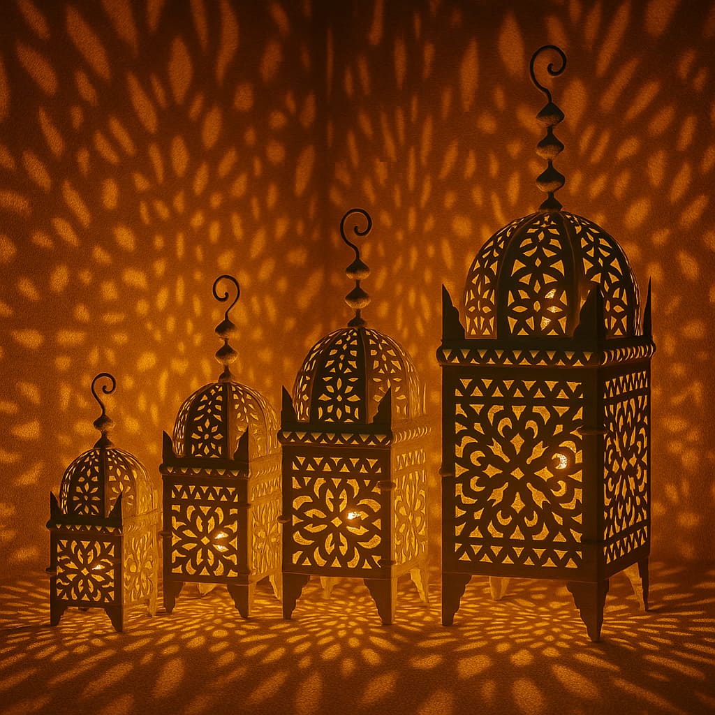 farol menara blanca encendida