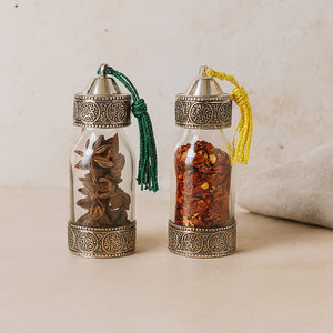 frasco cristal especias condimentos