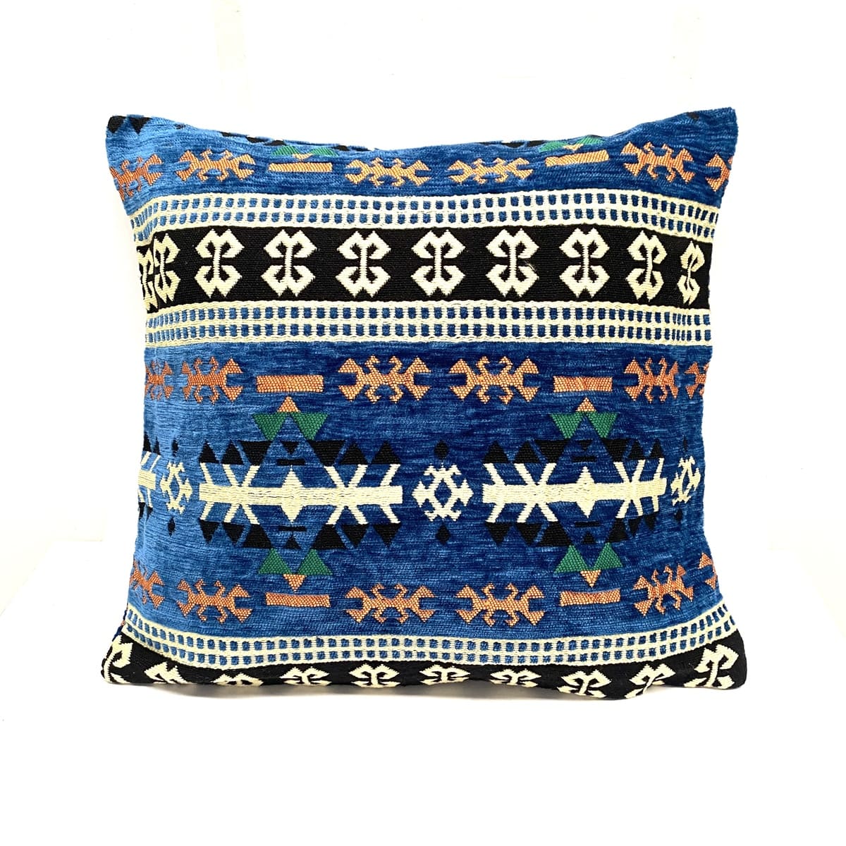 Funda de cojín árabe azul marino
