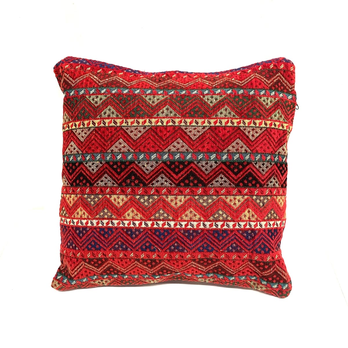 Funda de cojín turco rojo