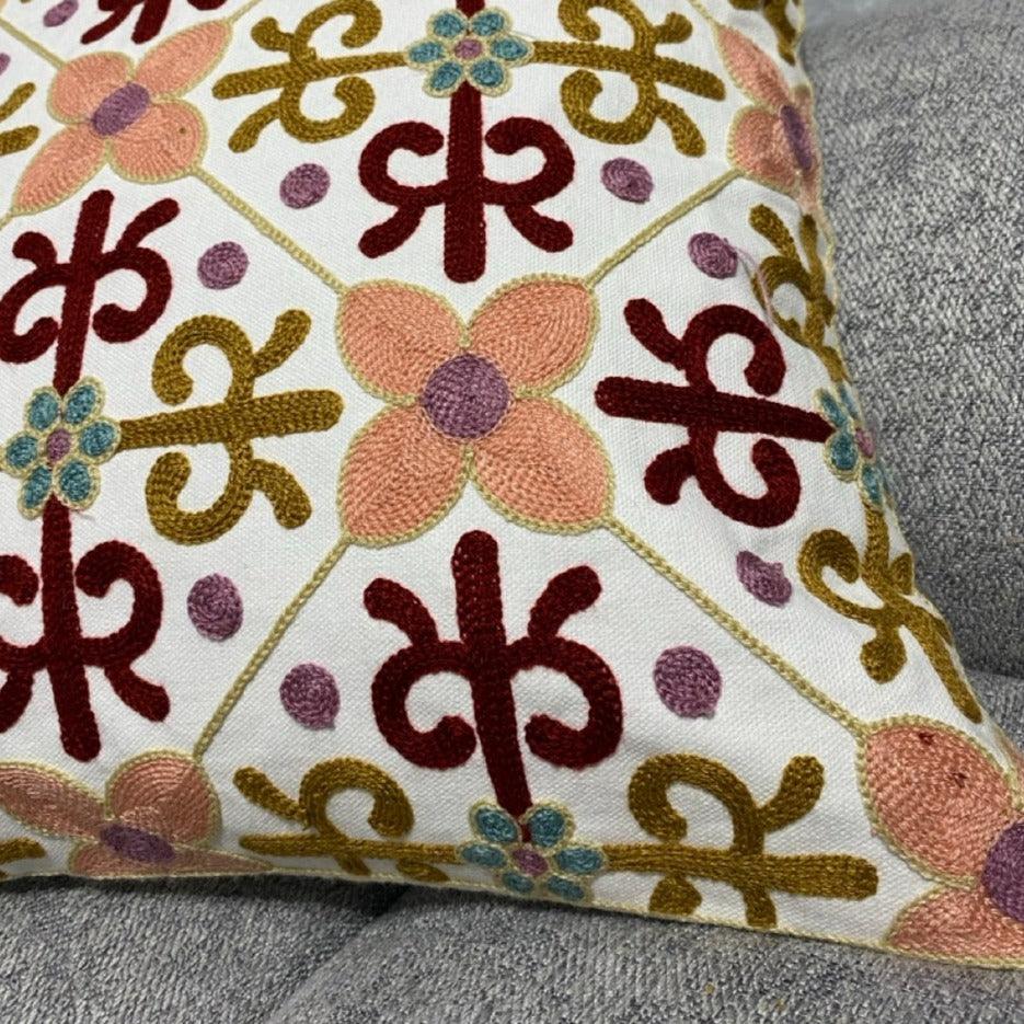 Funda de cojín árabe estilo floral MK2