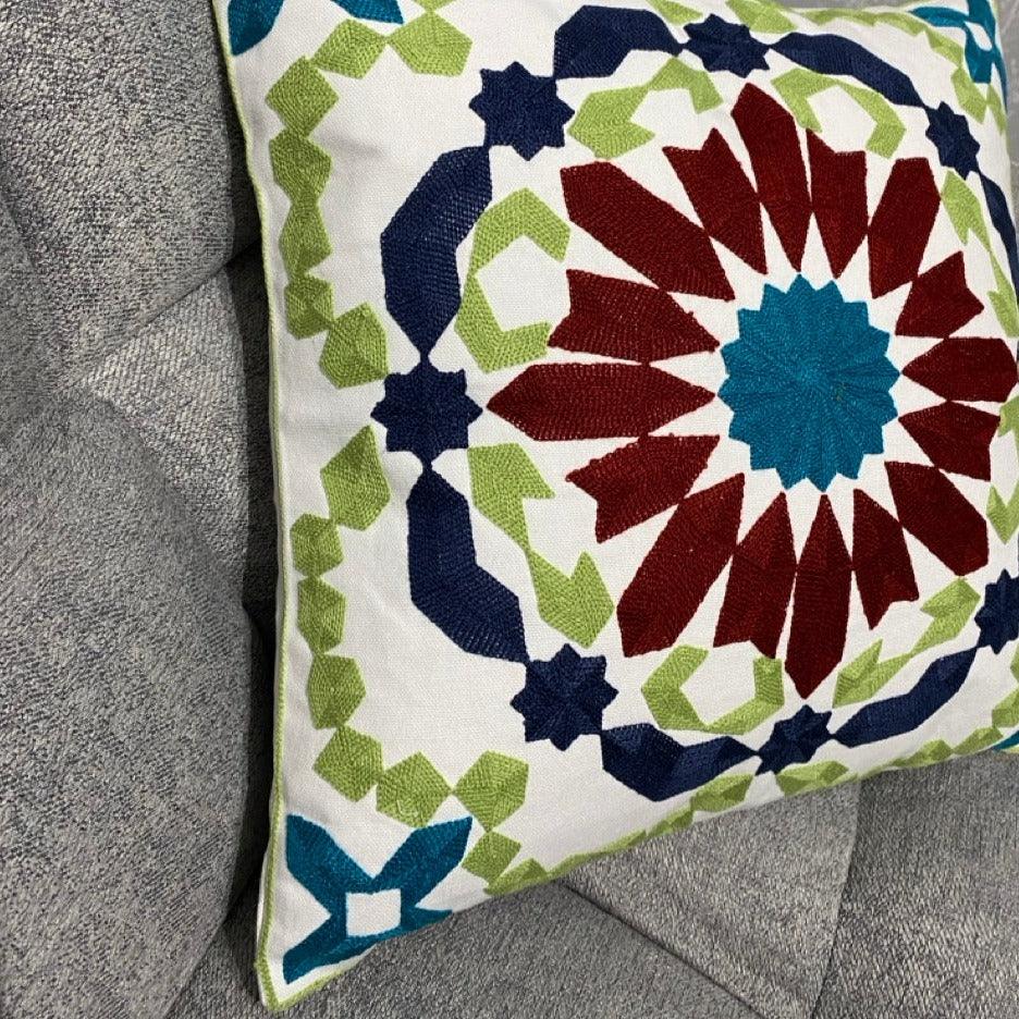 Funda de cojín árabe modelo estrella Andalusí MK1