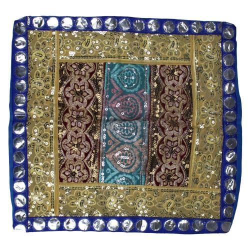 Funda de cojín de India - modelo lentejuelas