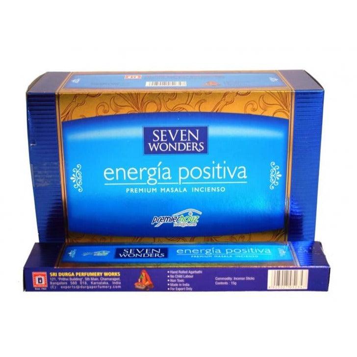 Incienso Energía Positiva - Seven Wonders en varitas