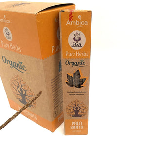 incienso palo santo ambica sticks