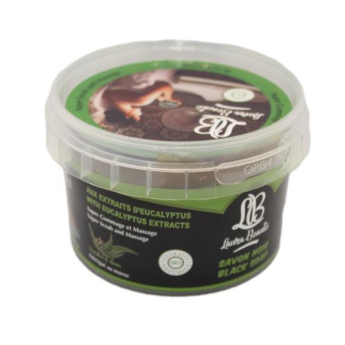 Jabón negro con extracto de eucalipto natural 250g