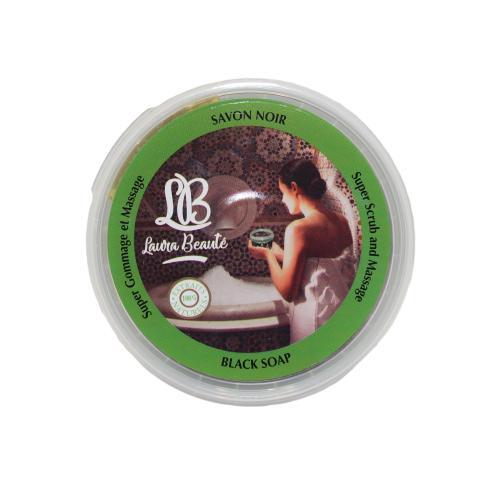 Jabón negro con extracto de eucalipto natural 250g