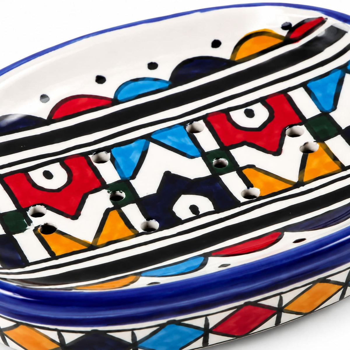 jabonera marroquí Fez multicolor detalle