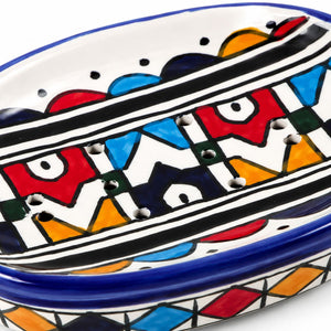 jabonera marroquí Fez multicolor detalle