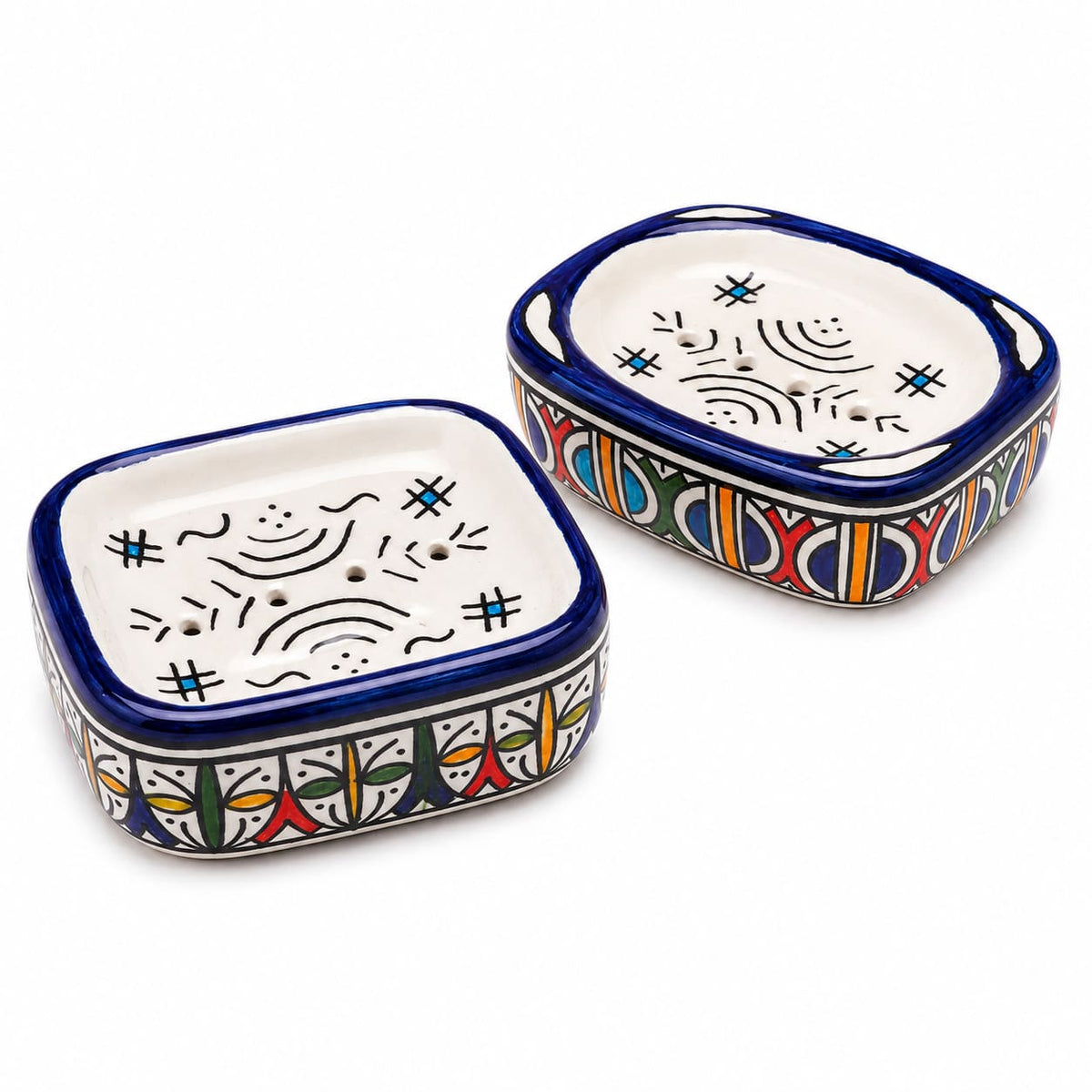 jabonera marroquí Fez multicolor pareja