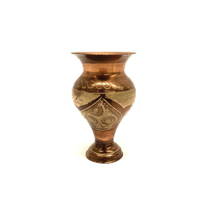 Decoratieve Arabisch geschilderde koperen vaas B