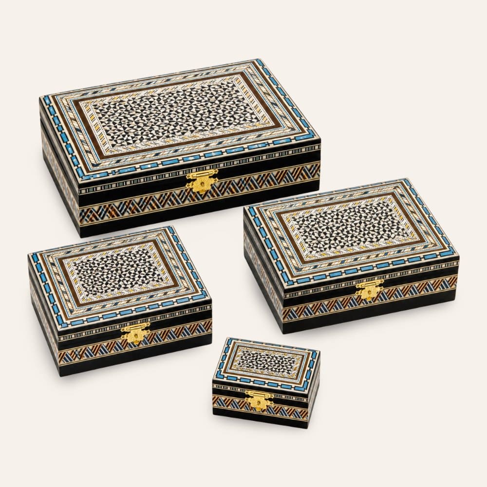 joyero taracea granadina set