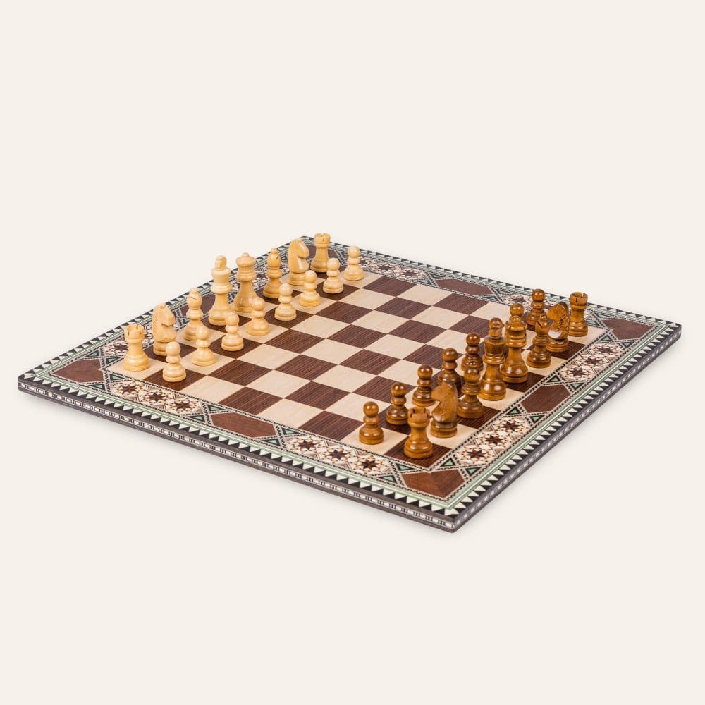 juego ajedrez taracea granadina