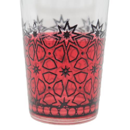 Juego de 6 vasos morunos de té con henna Madrasa