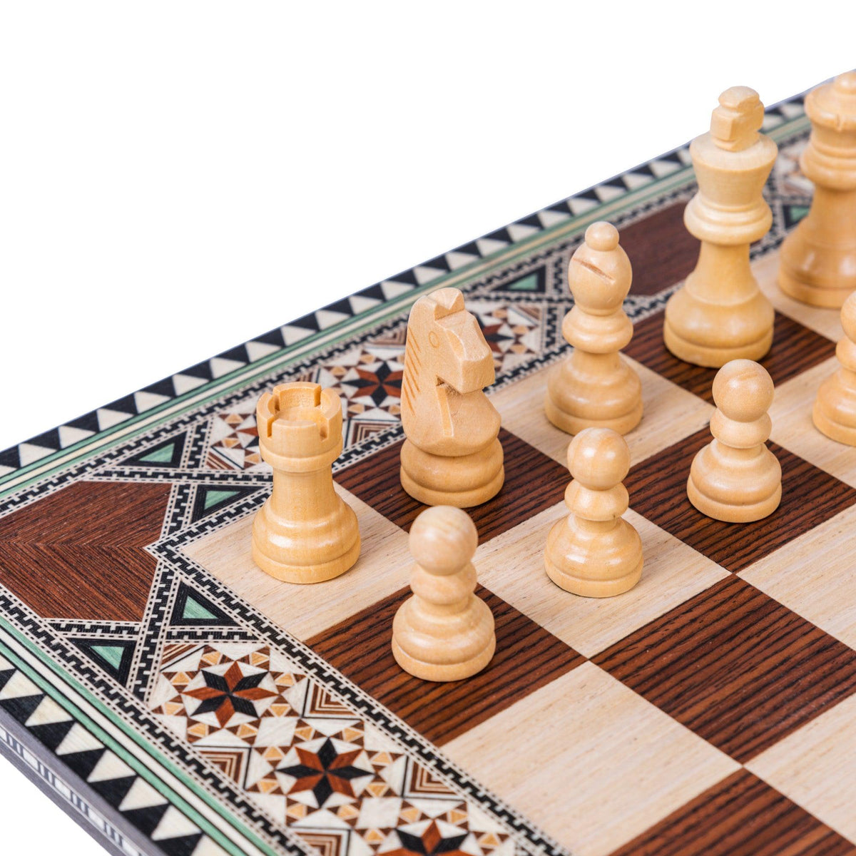 Juego de Ajedrez de taracea granadina