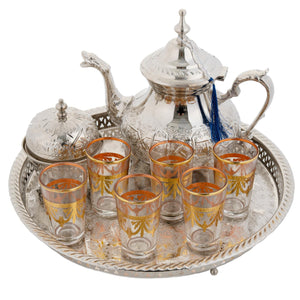 Juego de té árabe premium completo