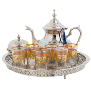 Juego de té árabe premium completo
