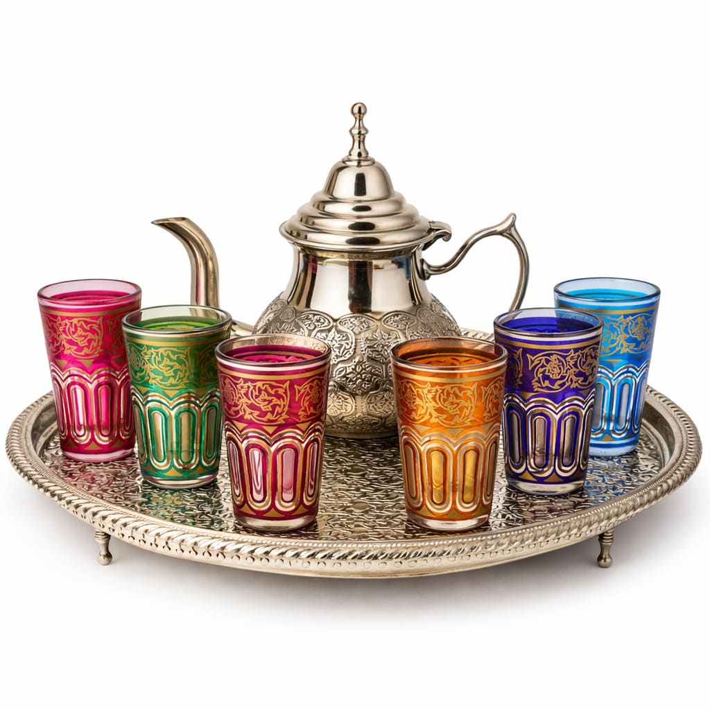 juego de té moruno b32