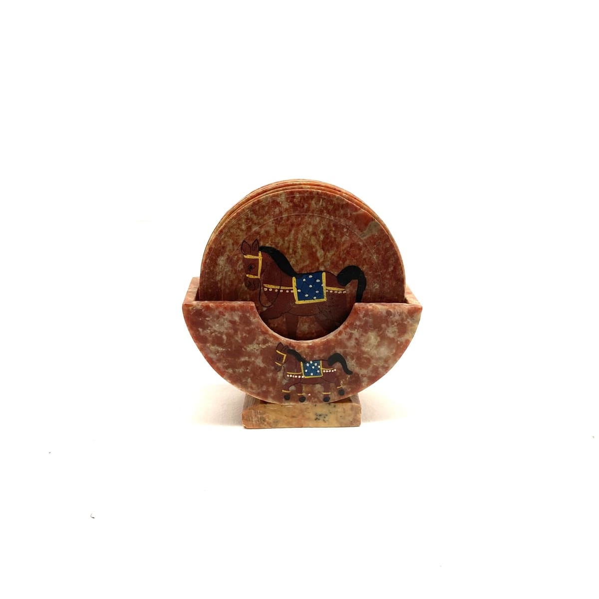 Juego posavasos de onix caballo