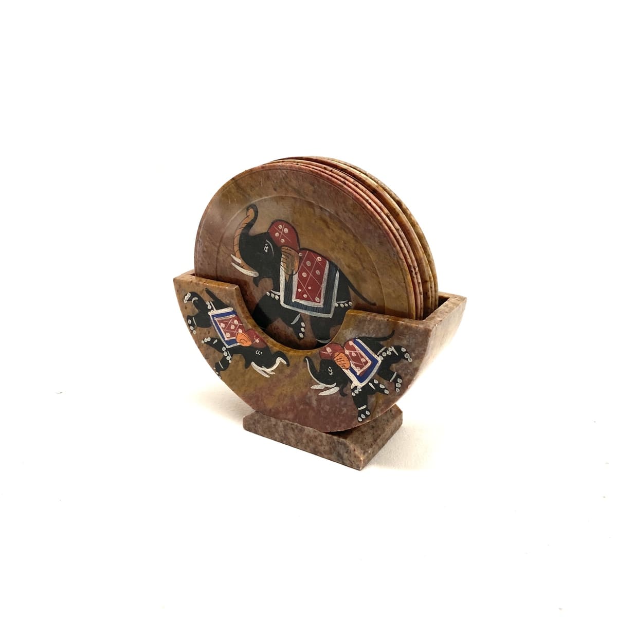 Juego 6 Posavasos Onix Elefante suerte