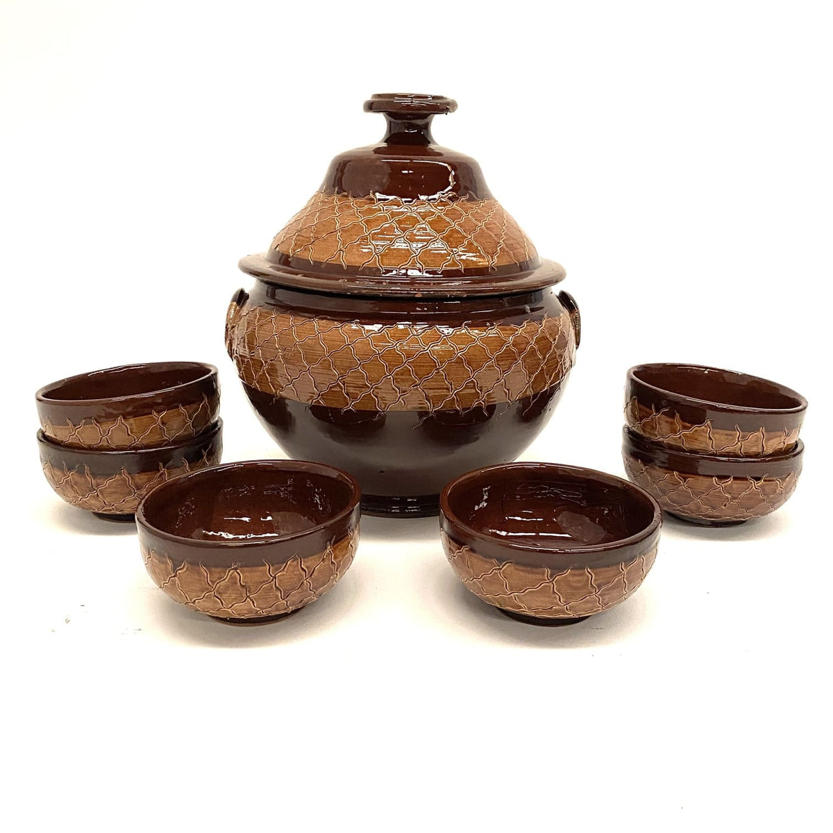 Juego de Sopera marroquí y cuencos