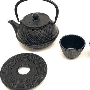 Juego de Té Japonés de Hierro Fundido detalle